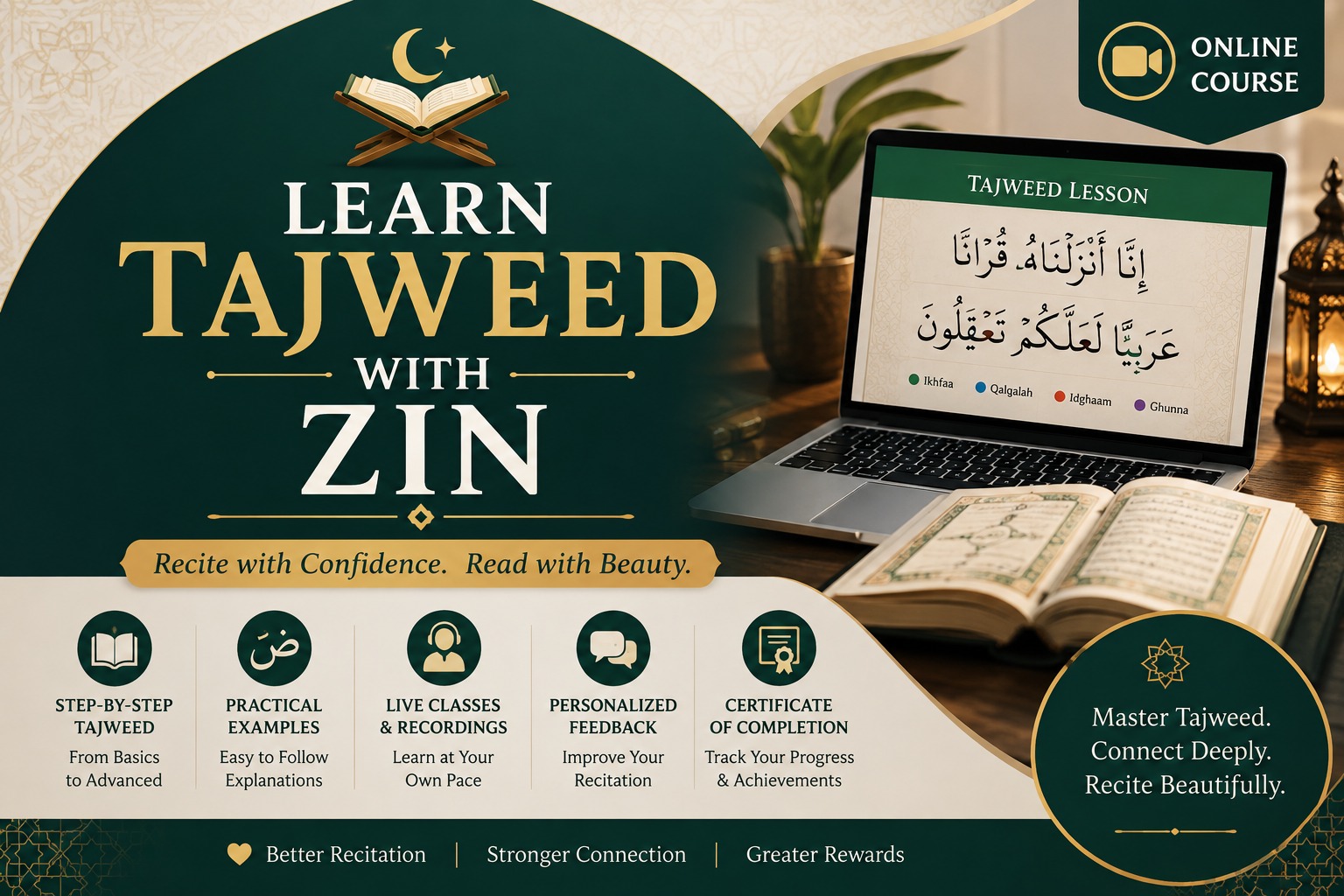 Learn Tajweed with Zin